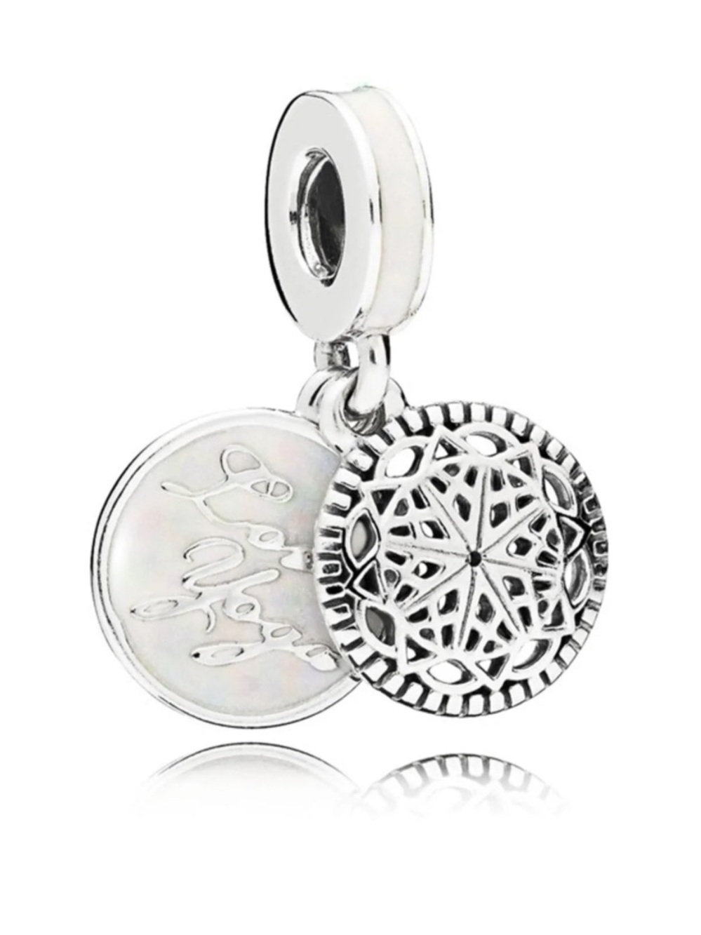 Pandora Silver True Yoga Dangle Charm
